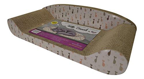 Large Cardboard Cat Scratcher Sofa Kitty Couch by Feline